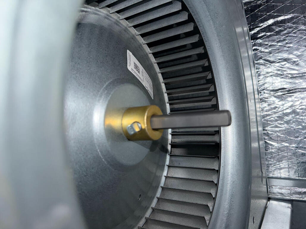 Efficiency starts with the details. This close-up of a high-performance HVAC blower motor shows the precision required during a professional parts replacement. By focusing on the technical health of your fan assembly, we keep your air moving efficiently. Efficiency starts with the details. This close-up of a high-performance HVAC blower motor shows the precision required during a professional parts replacement. By focusing on the technical health of your fan assembly, we keep your air moving efficiently.
